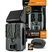 SPYPOINT Force-PRO-S 2.0 Solar Trail Camera, 4K Video, 48MP Photos, 0.2s Trigger, 110ft Range