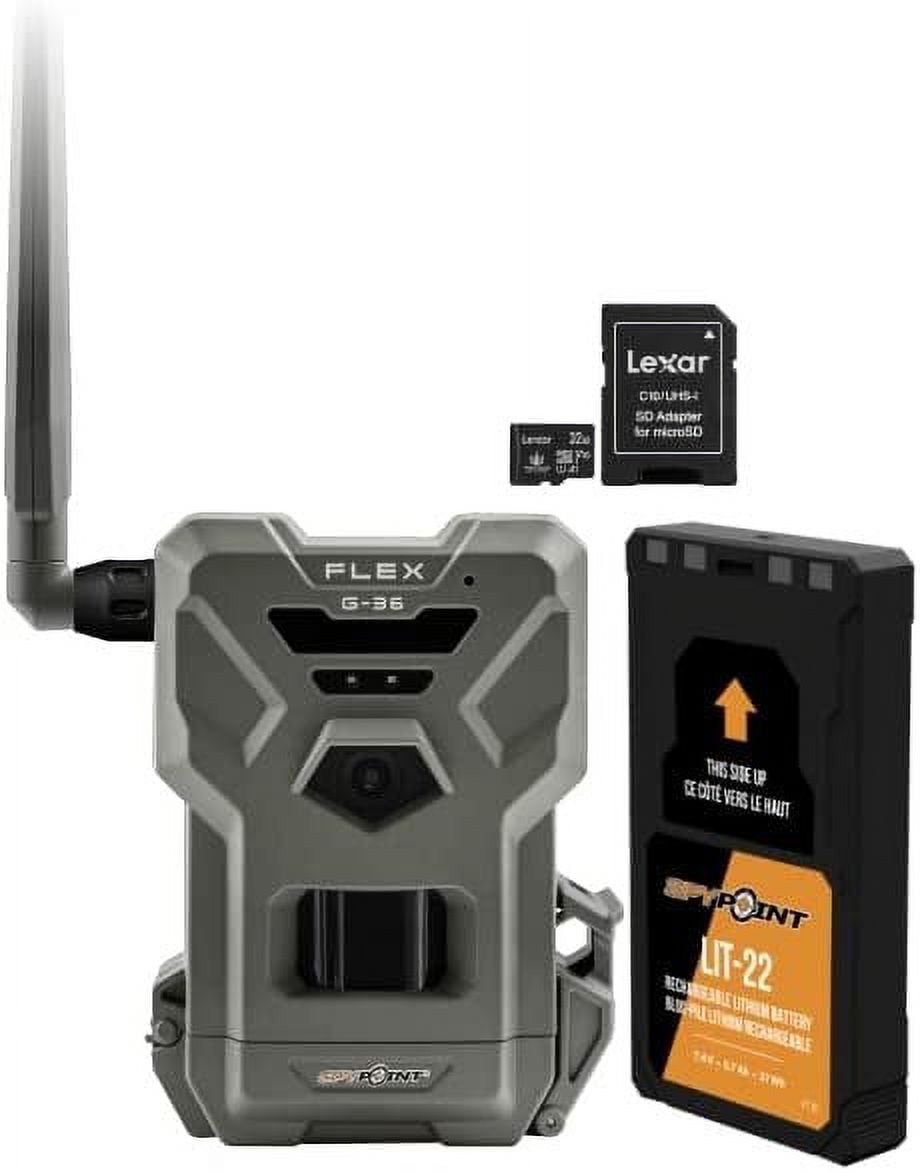 SPYPOINT Flex G36 Cellular Trail Camera, 36MP Photos and 1080p Videos
