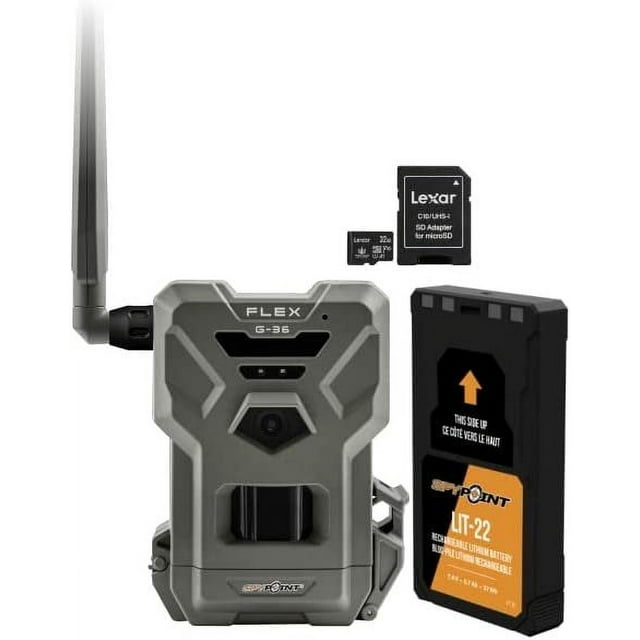 SPYPOINT Flex G36 Cellular Trail Camera, 36MP Photos and 1080p Videos