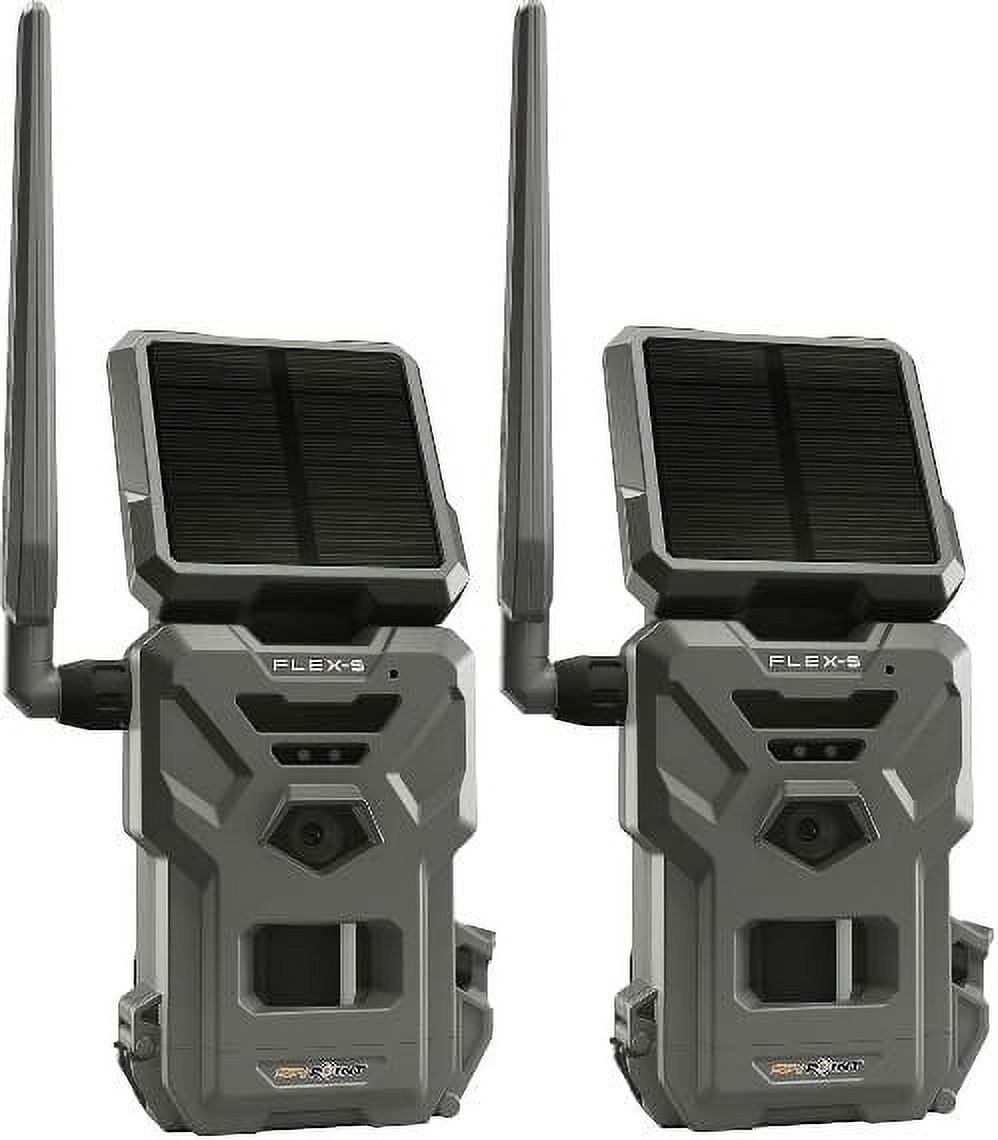 SPYPOINT FlexS Solar Cellular Trail Camera, Integrated Solar Panel