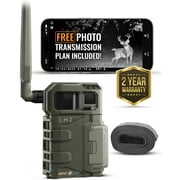 SPYPOINT LM2 Cellular Trail Camera - 20MP Photos, Infrared Game Night Vision Photos, 90' Flash Camera