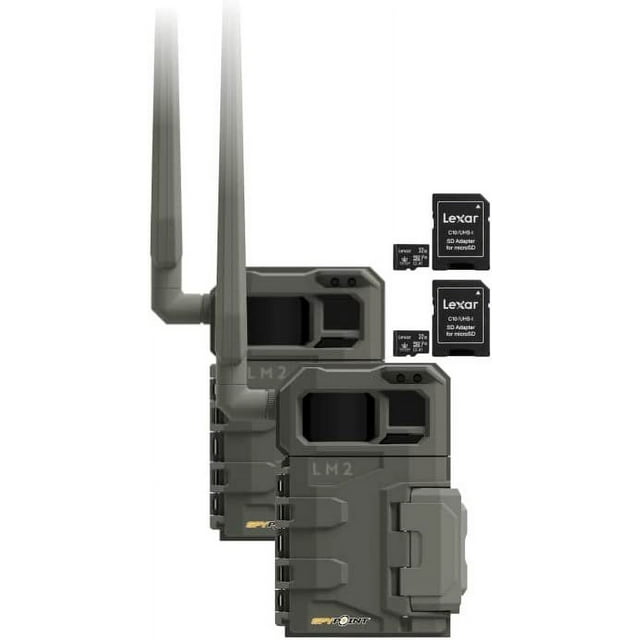 SPYPOINT LM2 Twin Pack Cellular Trail Camera 20MP Photos, Infrared