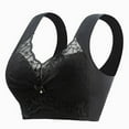 thumbnail image 1 of SPZTSX 3 Pack Bras for Older Women Push Up No Underwire Full Coverage Lace Bra Convenient Front Closure Everyday Bras, 1 of 3