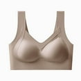 thumbnail image 1 of SPZTSX Anti-Sagging Push up Comfort Wireless Bra V Neck Plus Size Full Coverage Bras Sports Bras, 1 of 6