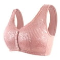 thumbnail image 1 of SPZTSX Bras for Older Women Front Closure Bra Full Coverage Comfortable Bras No Underwire Plus Size Bra, 1 of 5