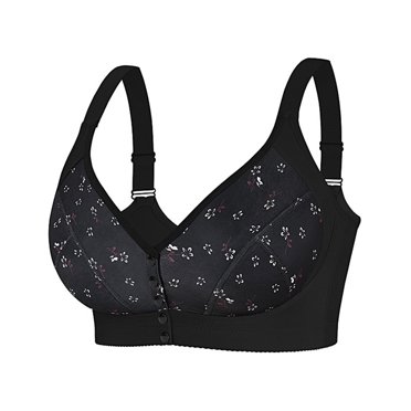 SPZTSX Button Up Bras in The Front for Women Comfortable Convenient Front Closure Bras Full Support No Underwire Bras