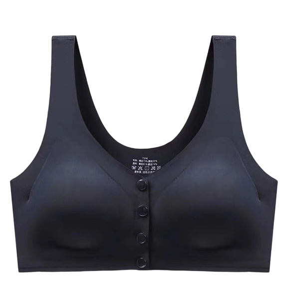 SPZTSX Front Closure Bras for Women Wireless Seamless Lightweight Easy On and Off Comfort Everyday Bra