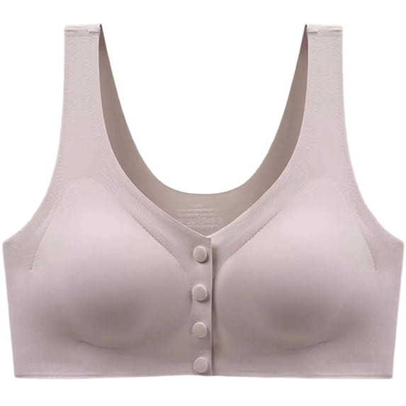 SPZTSX Front Closure Bras for Women Wireless Seamless Lightweight Easy On and Off Comfort Everyday Bra