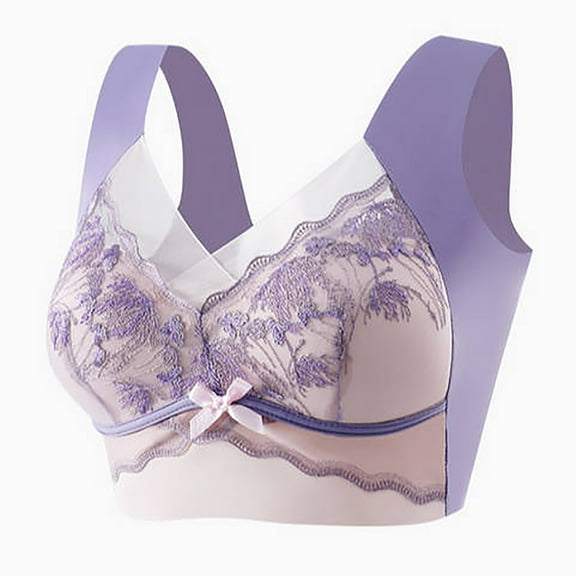 SPZTSX Full Size Bras for Women Womens Posture Correcting Bra Bra Sexy Up Wireless Bra Breathable Everyday Bras