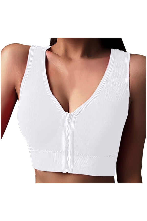 Medium Support and Removable Pad Tank Top Racerback Post Surgery Sports Bras