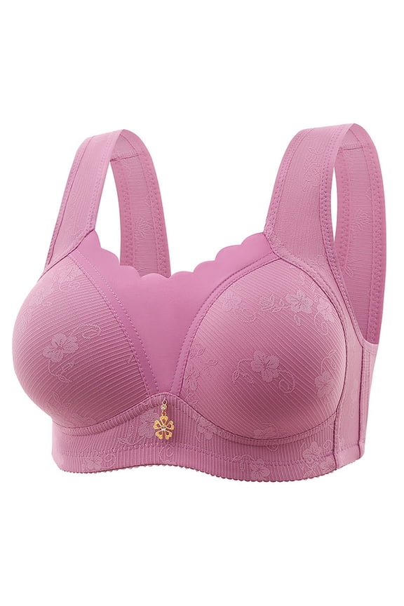 Push Up Bras for Women Sexy Full Coverage Corset No Underwire Bra Plus Size for Large Breasts with Support