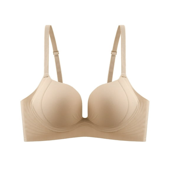 SPZTSX Push Up Padded Bra Add 2 Cup Bombshell T Shirt Plunge Everyday Bras for Women with Underwire Support