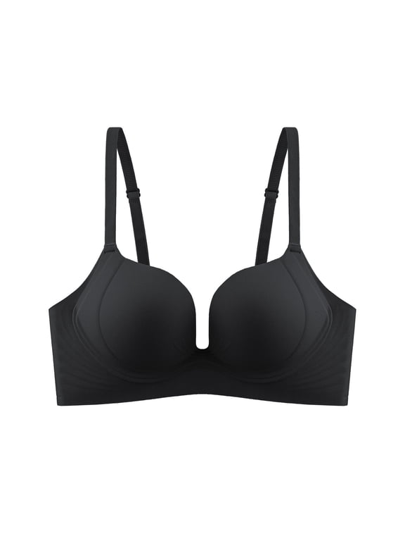 Push Up Padded Bra Add 2 Cup Bombshell T Shirt Plunge Everyday Bras for Women with Underwire Support