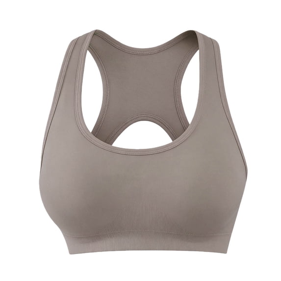 SPZTSX Racerback Sports Bras for Women Removable Pads High Impact Shockproof Breathable Workout Yoga Running Training Bra