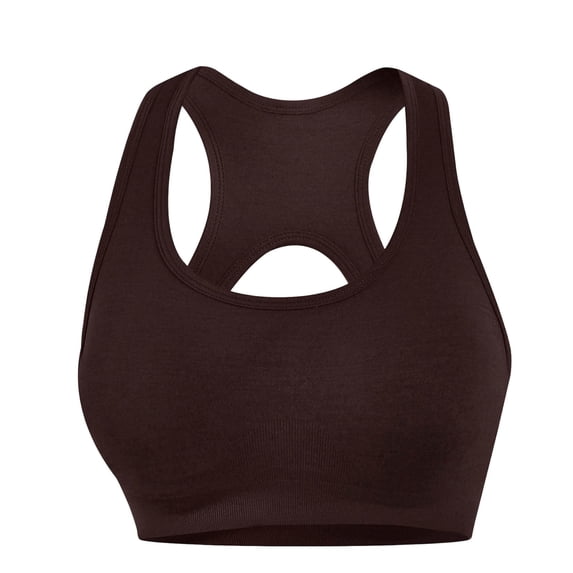 SPZTSX Racerback Sports Bras for Women Removable Pads High Impact Shockproof Breathable Workout Yoga Running Training Bra
