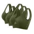 thumbnail image 1 of SPZTSX Sports Bras for Women Breathable Seamless Stretchy Push up Padded Bralettes Workout Yoga Gym Underwear Bra, 1 of 2