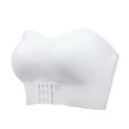 thumbnail image 1 of SPZTSX Strapless Bras for Womens Front Buckle Lift Bra Wirefree Push Up Seamless Detachable Straps Invisible Bandeau Bra, 1 of 5