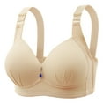 thumbnail image 1 of SPZTSX Underwire Bras for Women Support Bra Full Bust Wireless Lace Comfy Side Support Minimizer Daily Wear Wide Band, 1 of 2