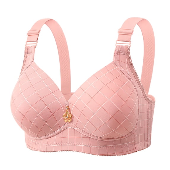 SPZTSX Women Full Coverage Wireless Push Up Bras Adjustable Straps Soft Comfortable Bralettes No Underwire Everyday Bra