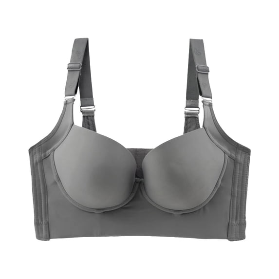 SPZTSX Women Wide Straps Full Coverage Sports Bras Large Size Sexy Seamless Underwear Front Closurefor Light Sports Bra