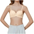 thumbnail image 1 of SPZTSX Women's Balconette Bra Lace Lightly Padded Demi Full Coverage Plus Size Bras Underwire Support, 1 of 6
