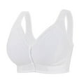 thumbnail image 1 of SPZTSX Women's Front Closure Plus Size Bras Soft Wide Strap Push up Wireless No Underwire Bras Full Coverage Bra, 1 of 5