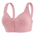thumbnail image 1 of SPZTSX Women's Plus Size Front Button Sports Bra - Deep V Wireless Thin Bra with High Support, 1 of 2