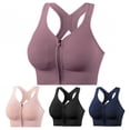 thumbnail image 1 of SPZTSX Women's Zip Front Post-Surgery Bra - Adjustable Strap Compression Bra for Everyday Recovery Support, 1 of 5