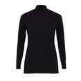 thumbnail image 1 of SParms Golf Ladies Sun Protection Body High Neck Shirt Black Medium, 1 of 1
