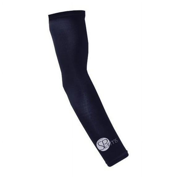 SParms SP-SLV-PL-NVY-M Plain Logo Sleeves, Navy - Medium