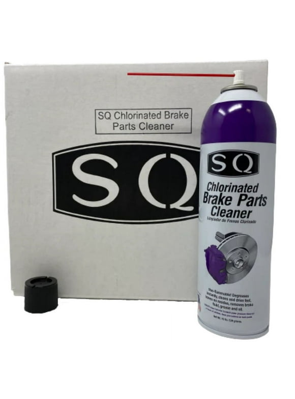 SQ Chlorinated Brake Parts Cleaners, Non-Flammable, 12 Pack, 19 OZ per can…