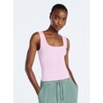 thumbnail image 1 of Scoop Women’s Square Neck Tank Top, Sizes XS-XXL, 1 of 5