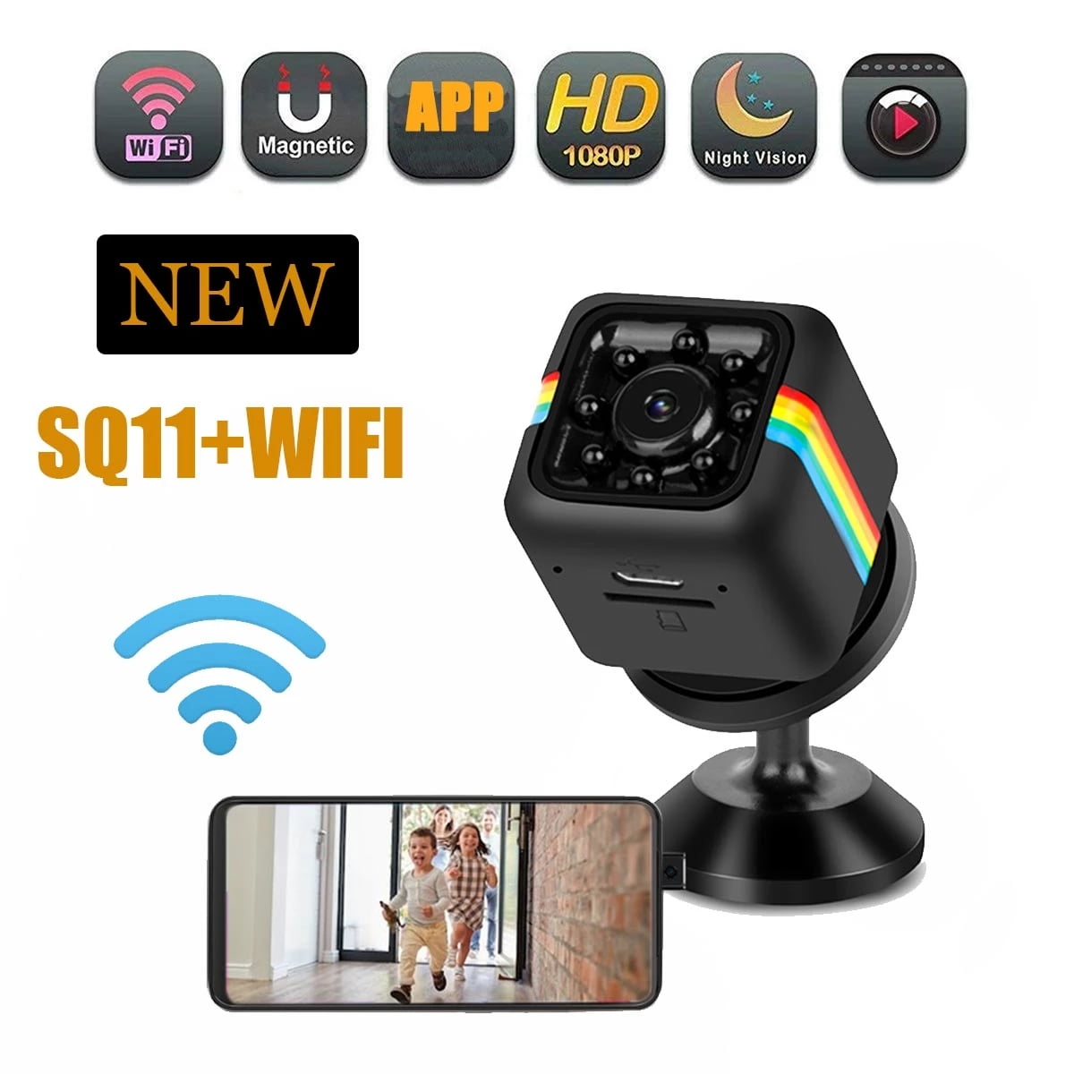 SQ11 Mini Camera HD 1080P Night Vision Camcorder Wireless DVR Micro Camera  Sport DV Video Small Cam WIFI Surveillance IP Camera