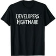 thumbnail image 1 of SQA Engineer Funny I Make Developers Cry QA Engineer Gift T-Shirt, 1 of 4