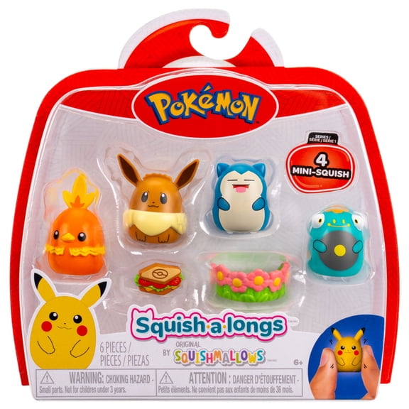 Squish-a-longs Pokmon Mini-Squish 4-Pack