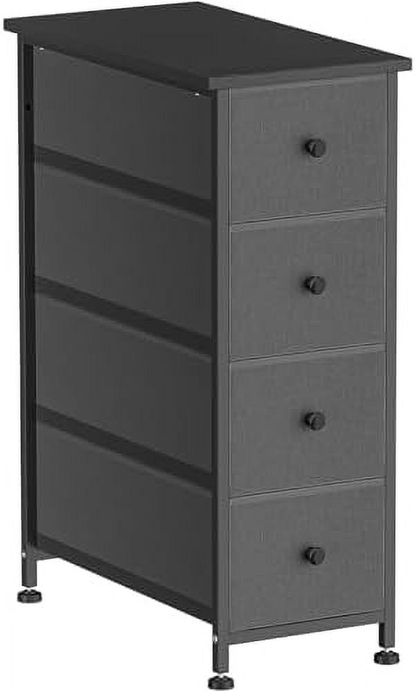 SQAXC Narrow Dresser Tower with 5 Drawers Slim Dresser Chest of Drawers