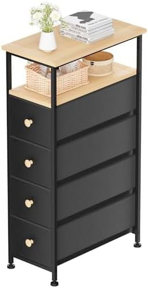 SQAXC Narrow Dresser Tower Slim Dresser for Bedroom Tall Nightstand