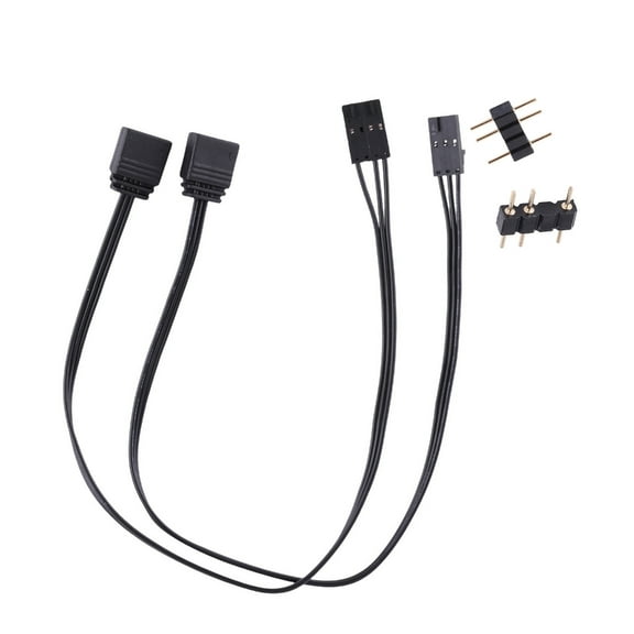 SQC128 Controller Adapter Cable for QL LL120 ICUE Synchronous ARGB 4Pin 3Pin Adapter Cable