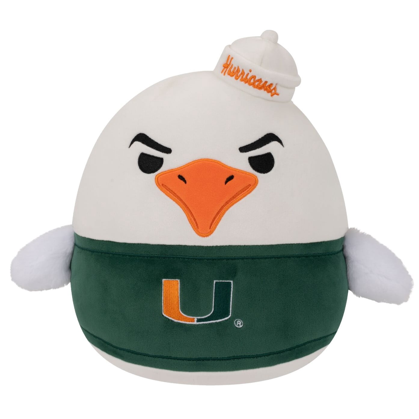 Squishmallows Original University of Miami 12-inch Sebastian the Ibis Plush - Child's Ultra Soft Plush Toy