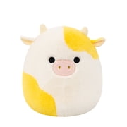 Squishmallows FuzzAMallow Official 16 inch Bodie the Yellow Spotted Cow - Childs Ultra Soft Plush Toy