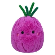 Squishmallows FuzzAMallow Official 5 inch Azibek the Red Onion - Childs Ultra Soft Stuffed Plush Toy