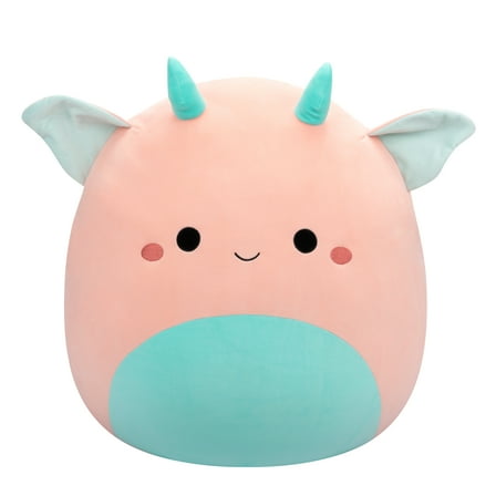 Squishmallows Official 10 inch Chitra the Pink and Aqua Goblin - Child's Ultra Soft Plush Toy