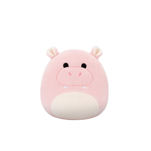 Squishmallows Official 10 inch Ridelle the Pink Hippo With White Belly - Child's Ultra Soft Plush Toy