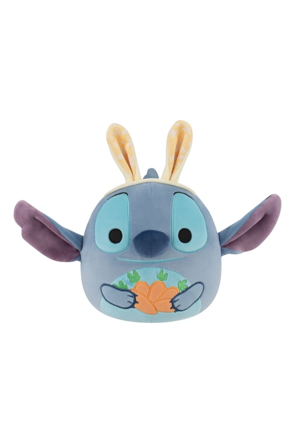 Official 8 inch Disney Easter - Stitch Holding Carrots - Child's Ultra Soft Plush Toy
