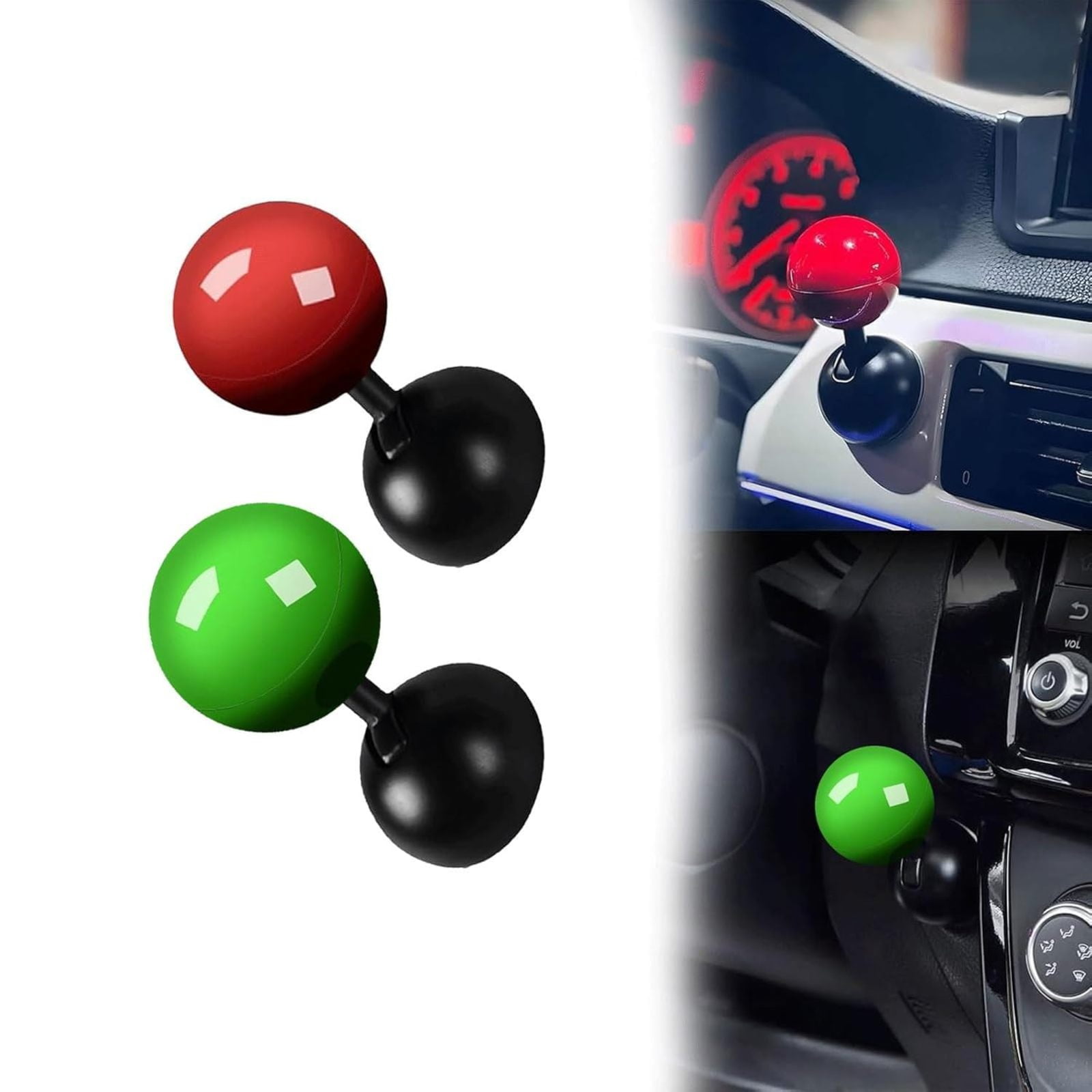 SQDWYGG Car Push To Start Button Rocker Engine Starter Ignition Lever ...