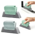 thumbnail image 1 of SQDWYGG  Magic Window Track Cleaner, 2026 New Hand-held Window Groove Cleaning Brush Tools Set, Sliding Door, Sill, Tile Lines, Shutter, Car Vents, Keyboard, Small Spaces Clean,Gray green, 1 of 7
