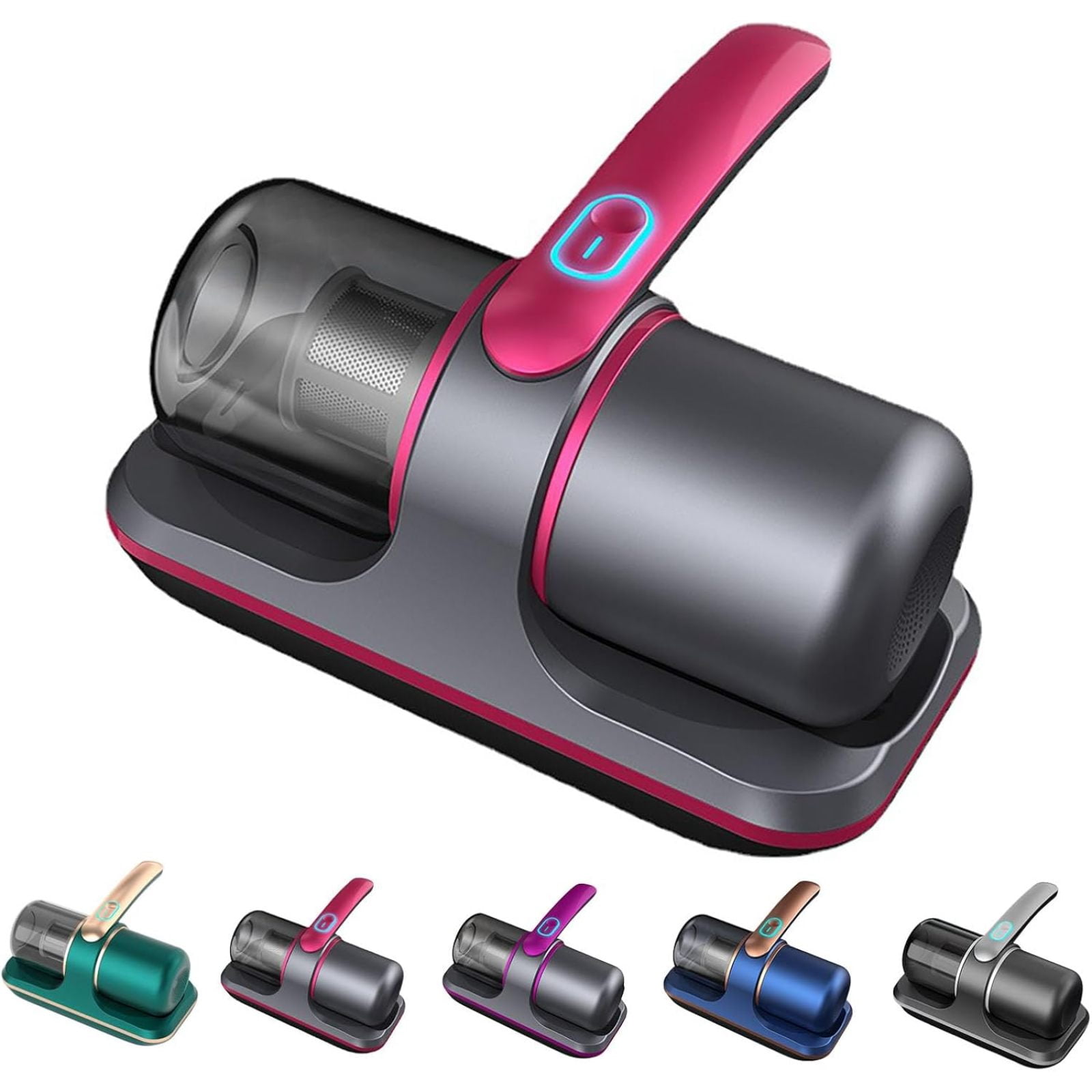 SQDWYGUO 2024 PureSleepy Vacuum, Bed Vacuum Cleaner Mattress Vacuum, Pure Sleepy Bed Vacuum, Handheld Cordless Vacuum Cleaner, Deep Cleaning Mattress Corded/Sofas/Pet Hair/Carpets,Red