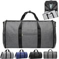 thumbnail image 1 of SQDWYGUO Amigo Bag Travel Bag, Foldable Clothing Bag Carry on Bag, Amigobag Luggage, Waterproof Large Capacity Suit Garment Duffel Bag, Garment Duffle Bags for Travel,Dark grey, 1 of 1