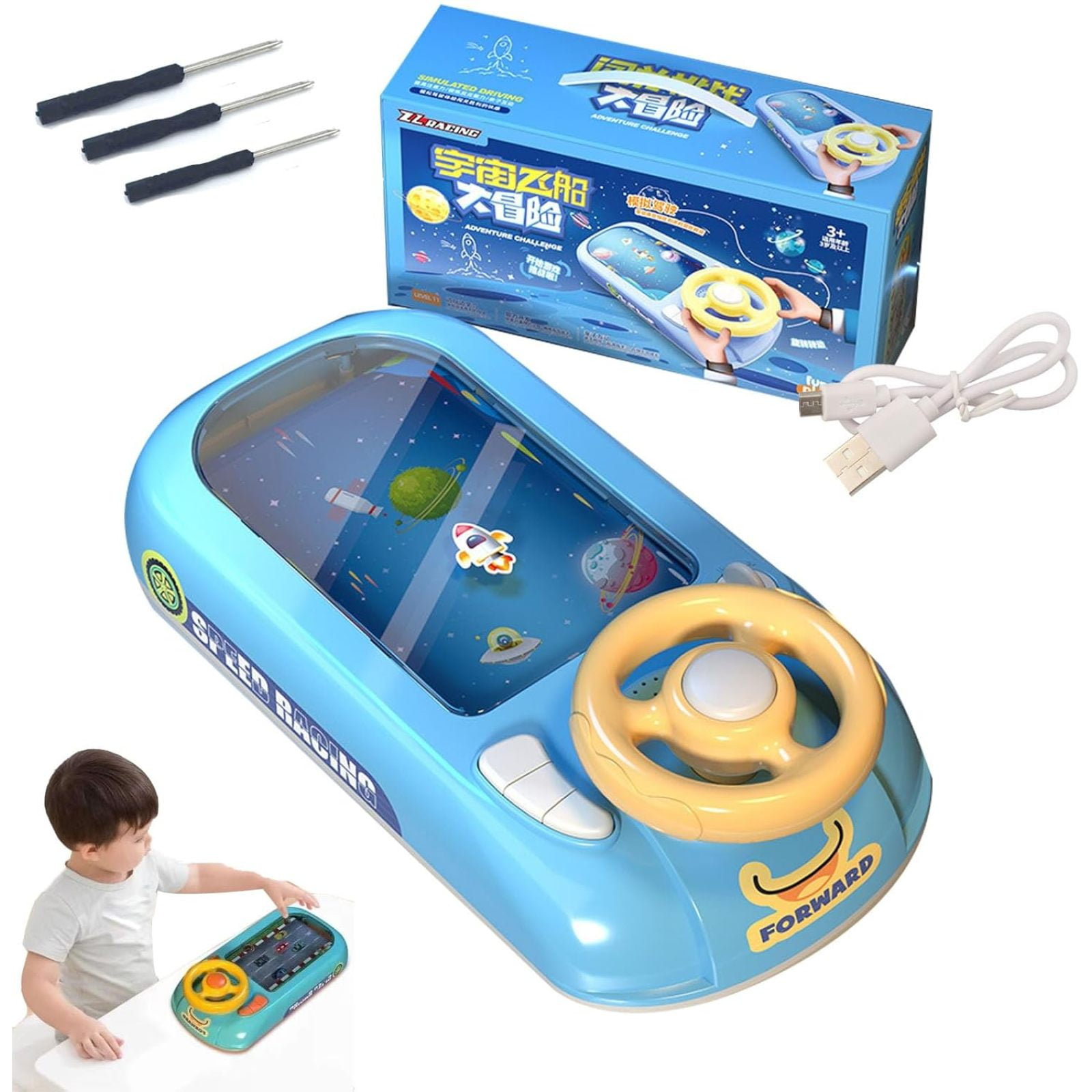 SQDWYGUO Car Racing Adventure Toy, Baby Car Racing Toy, Racing ...
