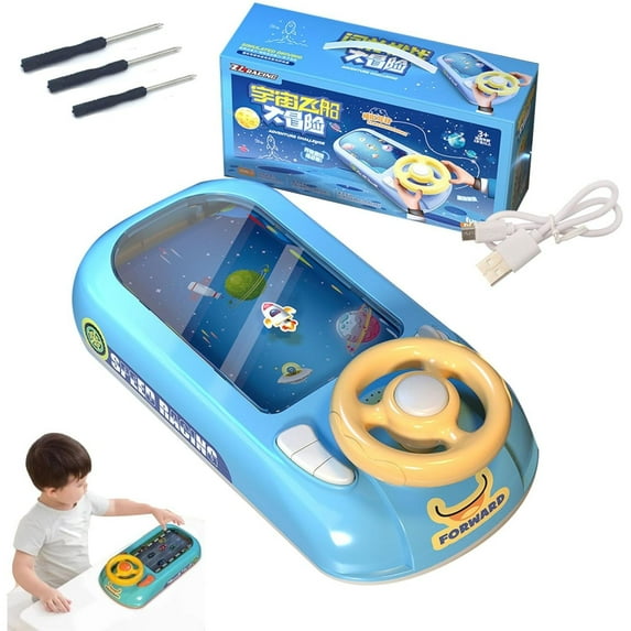 SQDWYGUO Car Racing Adventure Toy, Baby Car Racing Toy, Racing Adventure Toy, Car Racing Adventure, Baby Racing Toy, Racing Adventure Toy with Music and Lights, Funny Race Car Games,Spaceship-a